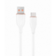 CABLE DE CARGA Y DATOS GEMBIRD USB TIPO C DE SILICONA PREMIUM 1,5 MBLANCO