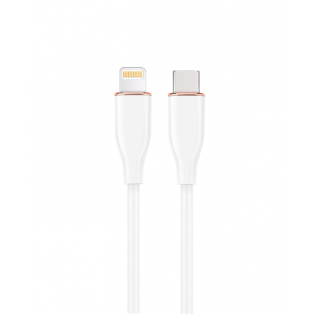 CABLE DE CARGA Y DATOS GEMBIRD USB TIPO-C A 8 CLAVIJAS 1,5 M BLANCO