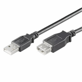 CABLE ALARGADOR USB EWENT USB-A MACHO USB-A HEMBRA 1,8M