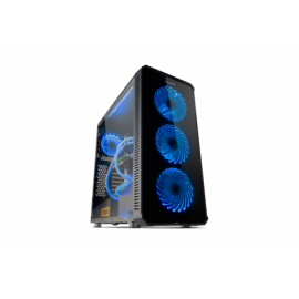 CAJA NOX HUMMER TGX ATX 2XUSB3.0 2XUSB2.0 NEGRO RGB