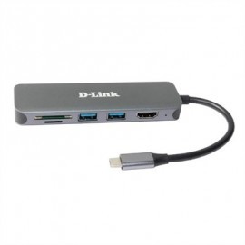 D-LINK DUB-2327 6-IN-1 USB-C HUB HDMI/CR/PD