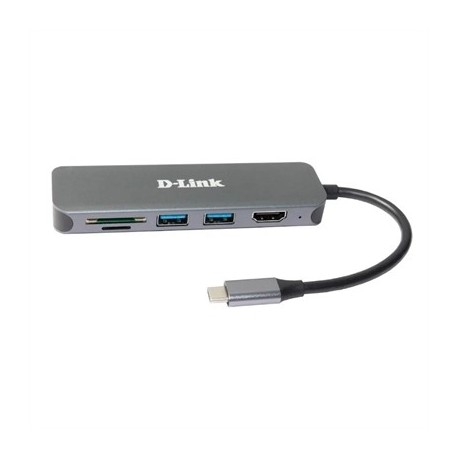 D-LINK DUB-2327 6-IN-1 USB-C HUB HDMI/CR/PD