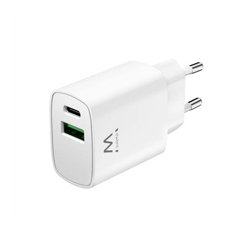 EWENT CARGADOR RAPIDO Q3 20W USB-C Y USB-A