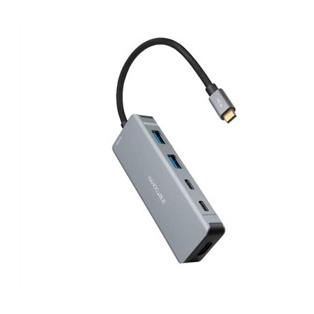 NANOCABLE HUB USB-C 2XUSB-A+2XUSB-C+HDMI+USB-C PD