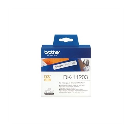BROTHER ETIQUETAS DK11203 CARPETAS 17X87 MM 300 UD