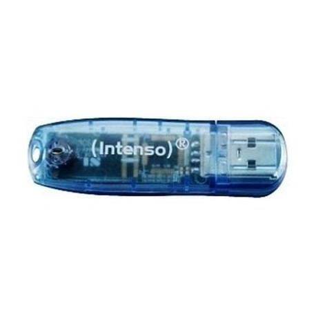 INTENSO 3502450 LAPIZ USB 2.0 RAINBOW 4GB AZUL