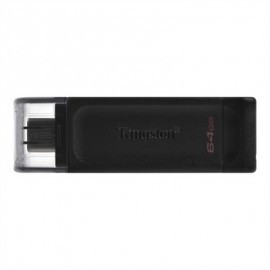 KINGSTON DATATRAVELER DT70 64GB USB C 3.2  NEGRO