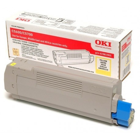 OKI C-5600/5700 TONER AMARILLO-DESC