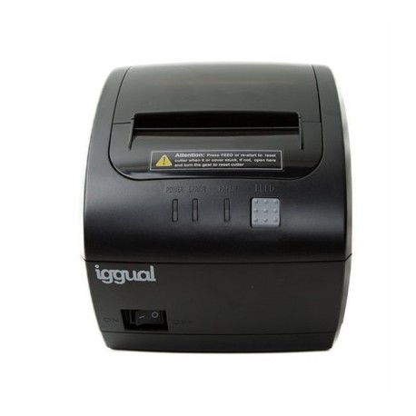 IGGUAL IMPRESORA TERMICA TP7001 USB+RJ45 NEGRO