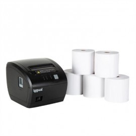IGGUAL KIT IMPRESORA TERMICA TP7001 + 5 ROLLOS