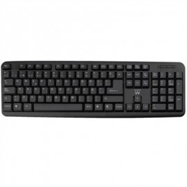EWENT TECLADO SLIM EW3109 USB NEGRO