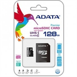 ADATA MICROSDHC 128GB UHS-I CLASS10 C/ADAPT