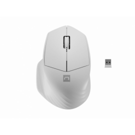 RATON NATEC SISKIN 2 1600 DPI BLANCO BLUETOOTH PILAS