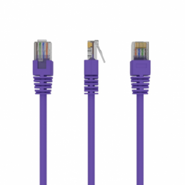 CABLE RED CAT5E GEMBIRD UTP VIOLETA 1M
