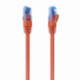 AISENS CABLE RJ45 CAT.6 UTP AWG26 CCA ROJO 1.0M
