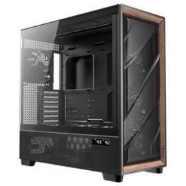 CAJA ANTEC FLUX PRO EUV WOOD ATX 2XUSB3.0 SIN FUENTE NEGRO