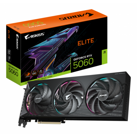 TARJETA GRAFICA GIGABYTE GAMING RTX 5060 AOURUS 8GB GDDR7
