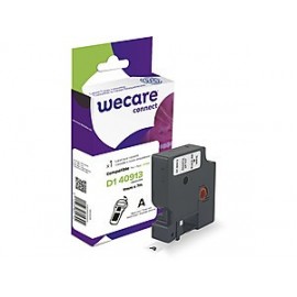 ARMOR    WECARE ETIQUETA BLANCA TEXTO NEGRO PARA DYMO D1 40913 9MMX7M