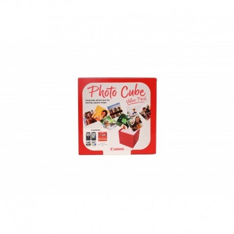 CANON PACK 2 PG540/CL541 PHOTO CUBE VALUE PACK +40H. PHOTO PAPER PP-201