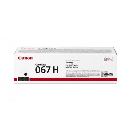 CANON TONER 067H NEGRO, I-SENSYS LBP631 LBP633 MF651 MF655 MF657 3.130P.