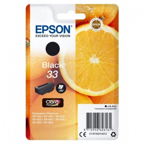 EPSON EXPRESSION HOME XP-530 CARTUCHO NEGRO N.33