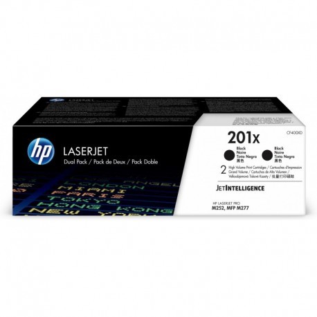 HP LASERJET 201X PACK 2 TONER NEGRO ALTA CAPACIDAD 2800 PAG.