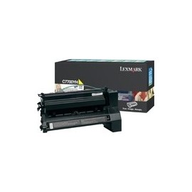 LEXMARK C-770/772 CARTUCHO AMARILLO ALTO RENDIMIENTO RETORNABLE