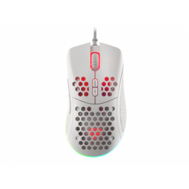 RATON GAMING GENESIS KRYPTON 555 RGB SENSOR PMW3333 8000 DPI BLANCO