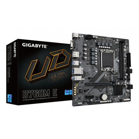 PLACA BASE GIGABYTE B760M E DDR5 7200 MHZ