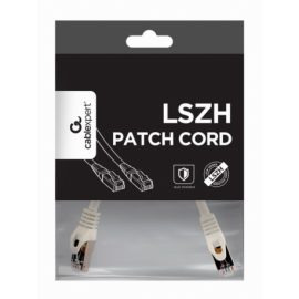 CABLE RED S-FTP GEMBIRD  CAT 6A LSZH BLANCO 0,25 M