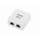 ROSETA LANBERG DE SUPERFICIE CAT.6 FTP 2X TOMA RJ45 BLANCO