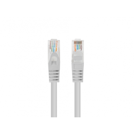 CABLE RED LANBERG LATIGUILLO CAT.6 UTP 7.5M GRIS FLUKE PASSED