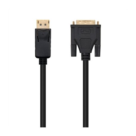 NANOCABLE CABLE CONVERSOR DP A DVI  2 M NEGRO