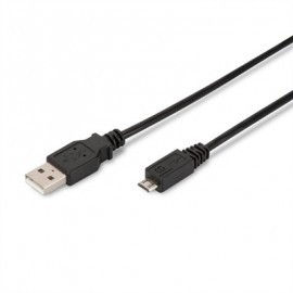EWENT CABLE USB 2.0  "A" M A MICRO "B" M 1,8 M
