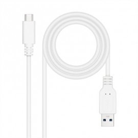 NANOCABLE CABLE USB 3.1 GEN2 USB-C/A 2 M BLANCO