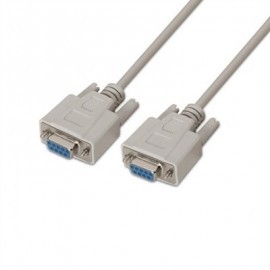 AISENS CABLE SERIE NULL MODEM DB9/H-DB9/H 1.8M