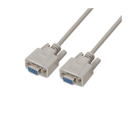 AISENS CABLE SERIE NULL MODEM DB9/H-DB9/H 1.8M
