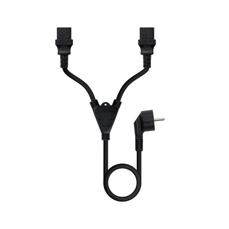 NANOCABLE CABLE ALIMENT. CEE7-M A 2XC13-H 3 M