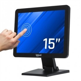 IGGUAL MONITOR TACTIL CAPACITIVO 15" VGA HDMI USB