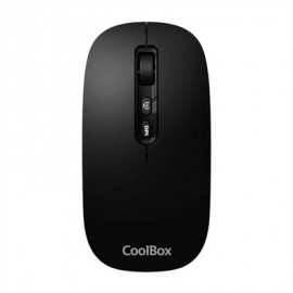 COOLBOX RATON W02-IA INALAMBRICO RF+BT NEGRO