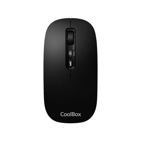 COOLBOX RATON W02-IA INALAMBRICO RF+BT NEGRO