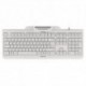 CHERRY TECLADO+LECTOR CHIP INTEGRADO (DNIE) BLANCO