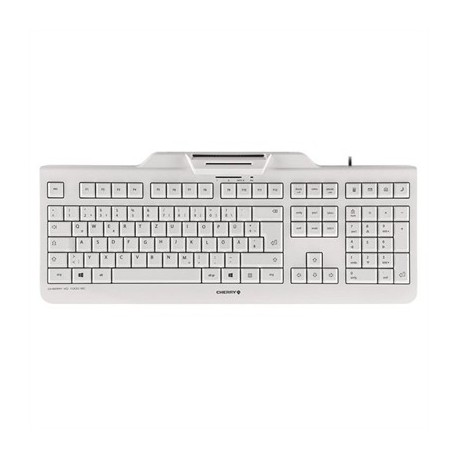 CHERRY TECLADO+LECTOR CHIP INTEGRADO (DNIE) BLANCO