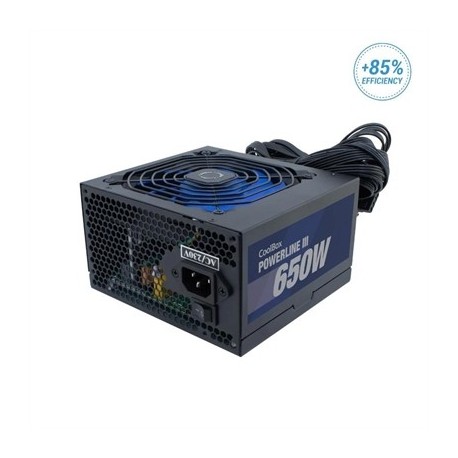 COOLBOX FUENTE ALIM. ATX POWERLINE3 650W 85%EFI