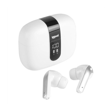 IGGUAL AURICULARES INALAMBRICOS TWS BLUETOOTH BLAN