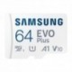 SAMSUNG MICROSDHC EVO PLUS NEW 64GB CLASE 10