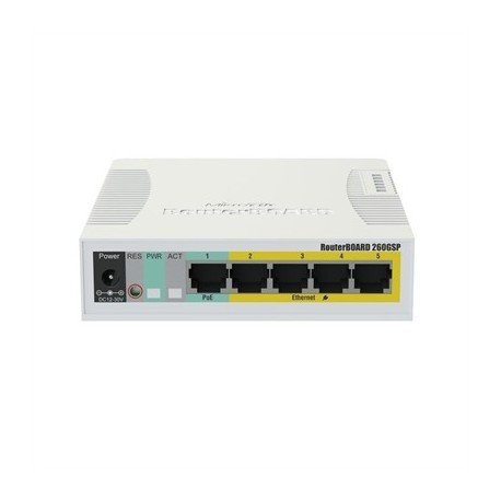 MIKROTIK CSS106-1G-4P-1S RB260GSP SWITCH 5XGB 1XSF