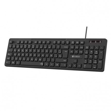 TECLADO SUBBLIM BUSINESS SLIM SILENCIOSO USB NEGRO