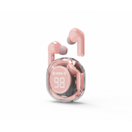 AURICULARES GEMBIRD TWST-01-PK TRANSPARENTES ROSA BT
