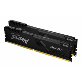DDR4 KINGSTON 2X 32GB 3600 FURY BEAST NEGRO